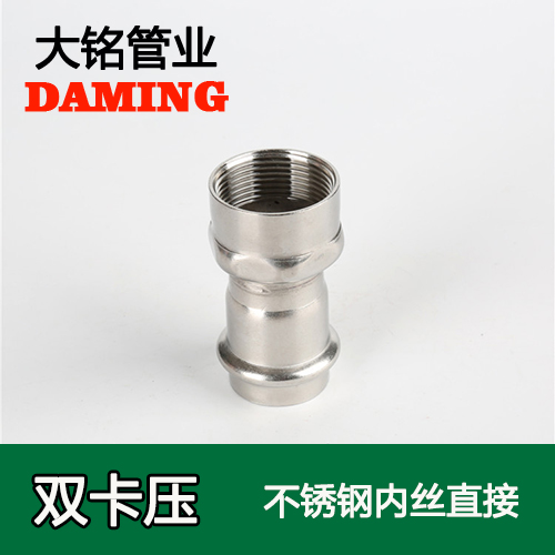 DN50*3/4 草莓视频官网內絲轉換直通六分接頭（304 316L）